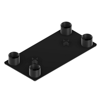 60-020-1 MODULAR SOLUTIONS POLYAMIDE PART<br>END CAP 45MM X 90MM BLACK